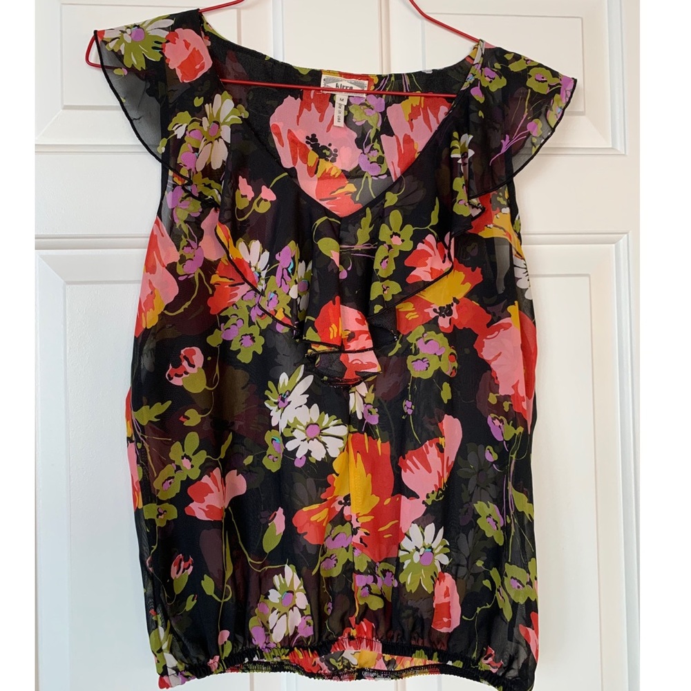 Pacsun Floral Blouse Size Medium